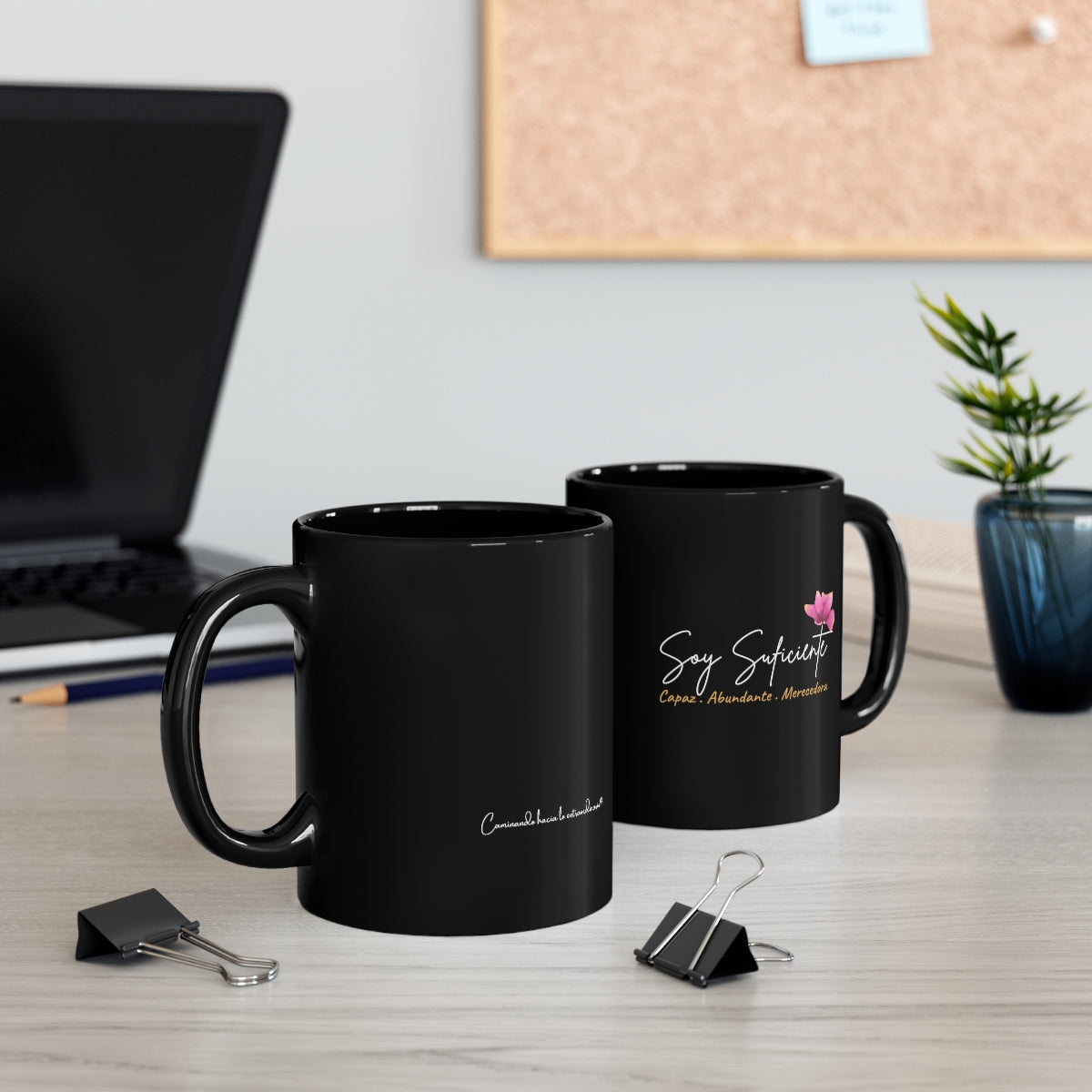 Taza negra 11oz - Envío gratis